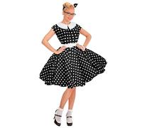 W WIDMANN MILANO Party Fashion - Costume Rock'n'Roll, mode des années 50, robe avec jupon, ceinture, bandeau pour les cheveux, déguisements de carnaval