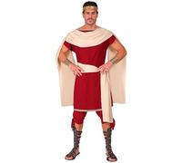 W WIDMANN MILANO Party Fashion - Costume romain pour homme, ensemble avec tunique, ceinture, écharpe et pantalon pour carnaval et théâtre