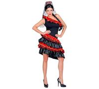 W WIDMANN MILANO Party Fashion - Costume Senorita espagnole, robe, danseuse de flamenco, déguisements de carnaval