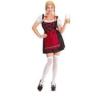 W WIDMANN MILANO Party Fashion - Costume serveuse bavaroise, robe traditionnelle, fête de la bière, carnaval