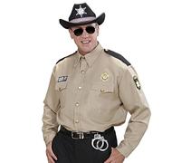 W WIDMANN MILANO Party Fashion - Costume Shérif, Chemise, Ranger, Western, Texas, Policier, Costumes de carnaval