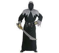 W WIDMANN MILANO Party Fashion - Costume Skull Warlord, faucheuse, chevalier noir, Halloween