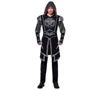 W WIDMANN MILANO Party Fashion - Costume sombre assassin, gothique, chevalier, Halloween