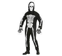 W WIDMANN MILANO Party Fashion - Costume squelette, combinaison avec motif os, démon, Halloween
