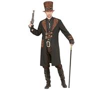 W WIDMANN MILANO Party Fashion - Costume Steampunk, manteau avec chemise, chapeau, pour carnaval