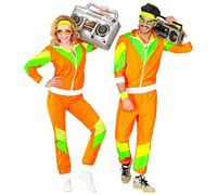 W WIDMANN MILANO Party Fashion - Costume survêtement, veste et pantalon, tenue des années 80, survêtement de jogging pour le carnaval et les fêtes