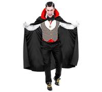 W WIDMANN MILANO Party Fashion - Costume Vampire, Gothique, Sanguinaire, Comte Sombre, déguisement Halloween