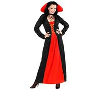 W WIDMANN MILANO Party Fashion - Costume vampire victorienne, robe, col, sangsue, Halloween, Carnaval