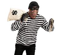 W WIDMANN MILANO Costume Voleur – Criminel / Détenu, Costumes de Carnaval