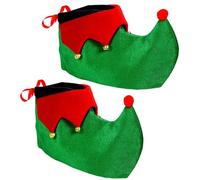 Widmann Sur-chaussures de lutin de Noël adulte - Vert - Taille unique