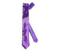 W WIDMANN MILANO Party Fashion, Cravate à paillettes, couleurs vives, matériau léger et durable, taille unique unisexe, polyvalente pour toutes occasions, accessoire festif incontournable