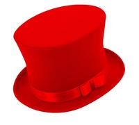 W WIDMANN MILANO Party Fashion - Cylindre style années 20 Gatsby avec ruban et nœud pour carnaval ou théâtre