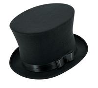 W WIDMANN MILANO Party Fashion - Cylindre style années 20 Gatsby avec ruban et nœud pour carnaval ou théâtre