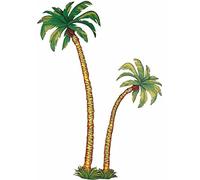 W WIDMANN MILANO Party Fashion - Décoration plantes en papier, lot de 2