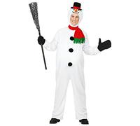 W WIDMANN MILANO Party Fashion - Déguisement bonhomme de neige, combinaison avec gros ventre, déguisement de Noël, carnaval