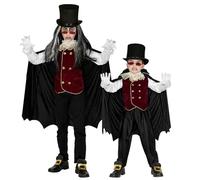 W WIDMANN MILANO Party Fashion - Costume enfant vampire, suceur de sang, gothique, Halloween, déguisements de carnaval