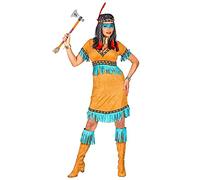 W WIDMANN MILANO Party Fashion - Déguisement d'indienne, robe, bandeau avec plumes, Far West, carnaval