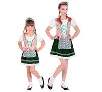 W WIDMANN MILANO Party Fashion - Déguisement enfant Bavarois, Dirndl et serre-tête, fête de la bière, fête populaire, robe traditionnelle
