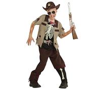 W WIDMANN MILANO Party Fashion - Déguisement enfant zombie shérif, mort-vivant, Halloween