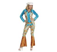 W WIDMANN MILANO Party Fashion - Déguisement Femme Hippie Grande Taille Taille : XXL - 44/46