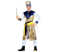 W WIDMANN MILANO Party Fashion - Déguisement Maharaja, Élégance Royale, Confort Optimal, Accessoires raffinés, Polyvalent pour Toutes Occasions, Taille M adaptée pour Un Look majestueux