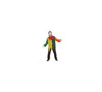 W WIDMANN MILANO Party Fashion - Déguisement pour enfant Clown tueur, haut, col, masque avec yeux lumineux, 3 voix de clown tueur, Halloween