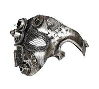 W WIDMANN MILANO Party Fashion - Demi-masque Steampunk, bal masqué, soirée à thème, carnaval