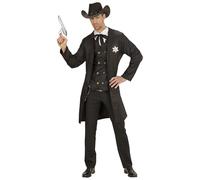 W WIDMANN MILANO Party Fashion - Ensemble costume de shérif pour homme, tenue de cow-boy avec accessoires pour carnaval et soirées à thème