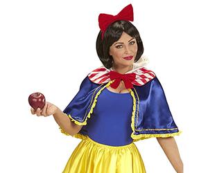 W WIDMANN MILANO Party Fashion - Ensemble costume princesse conte de fées | Avec cape et serre-tête à nœud, en bleu foncé avec col montant, pour le carnaval et les soirées à thème