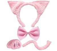 W WIDMANN MILANO – Kit de déguisement 9079P cochon : oreilles, nez, nœud papillon, queue