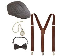 W WIDMANN MILANO Party Fashion - Ensemble d'accessoires gangster années 20