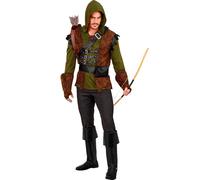 W WIDMANN MILANO Party Fashion - Ensemble de costume Robin des Bois pour homme, archer en simili cuir pour carnaval