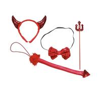 W WIDMANN MILANO Party Fashion - Ensemble de costumes diable, satan, démon, accessoires, Halloween, costumes de carnaval