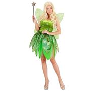 W WIDMANN MILANO Party Fashion - Ensemble de déguisement de fée des bois | Costume de fée avec robe et ailes, style elfe et créature mythique, pour le carnaval et les soirées à thème