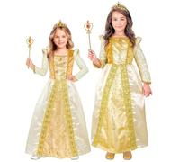 W WIDMANN MILANO Party Fashion - Ensemble de princesse pour filles, avec robe et couronne pour le carnaval et le théâtre