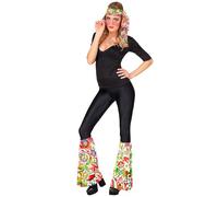 W WIDMANN MILANO Party Fashion - Set Hippie années 60/70, bandeau et manchettes, Hippie, Reggae, Flower Power