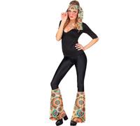 W WIDMANN MILANO Party Fashion - Set Hippie années 60/70, bandeau et manchettes, Hippie, Reggae, Flower Power