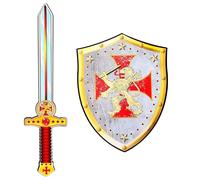 W WIDMANN MILANO Party Fashion - Épée et bouclier en mousse souple, pour enfants, Épée de jeu, Arme, Carnaval