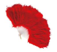 W WIDMANN MILANO Party Fashion - Éventail avec plumes, Costume, Accessoire, Années 20, Carnaval, Fête à thème