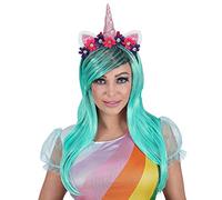 W WIDMANN MILANO Party Fashion FANTASY UNICORN WIG & HEADBAND in box -