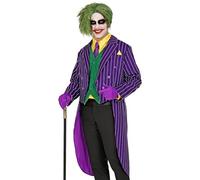 Widmann Déguisement Evil Clown (Tailcoat) – costume de clown maléfique Purple / Lila XL