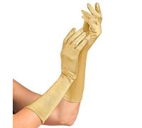 W WIDMANN MILANO Party Fashion - Gants élégants en satin et élasthanne, 40 cm, accessoire de costume pour showgirls, carnaval