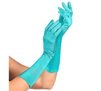 W WIDMANN MILANO Party Fashion - Gants en satin avec part d'élasthanne, 1 paire, longueur 40 cm, Accessoire, Années 20, Carnaval