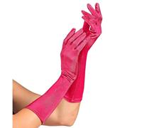 W WIDMANN MILANO Party Fashion - Gants en satin avec part d'élasthanne, 1 paire, longueur 40 cm, Accessoire, Années 20, Carnaval