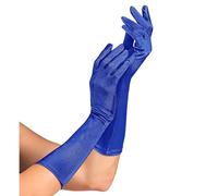 W WIDMANN MILANO Party Fashion - Gants en satin avec part d'élasthanne, 1 paire, longueur 40 cm, Accessoire, Années 20, Carnaval