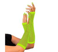 W WIDMANN MILANO Party Fashion - Gants filet sans doigts, 33 cm, Carnaval, Fête à thème