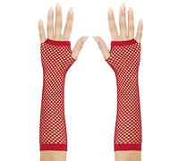 W WIDMANN MILANO Party Fashion - Gants filet sans doigts, 33 cm, Carnaval, Fête à thème