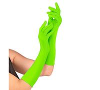 W WIDMANN MILANO Party Fashion - Gants longs, néon, déguisements de carnaval (Lot de 2)