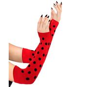 WIDMANN Mitaines Longues Coccinelle Adulte - Rouge - Taille Unique