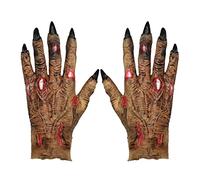 Widmann Party Fashion Gants de zombie 00215 – latex, accessoires de déguisement Halloween